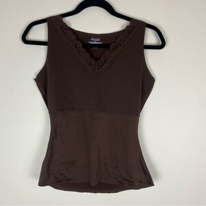 SPANX Chocolate Brown Cami Tank size Medium